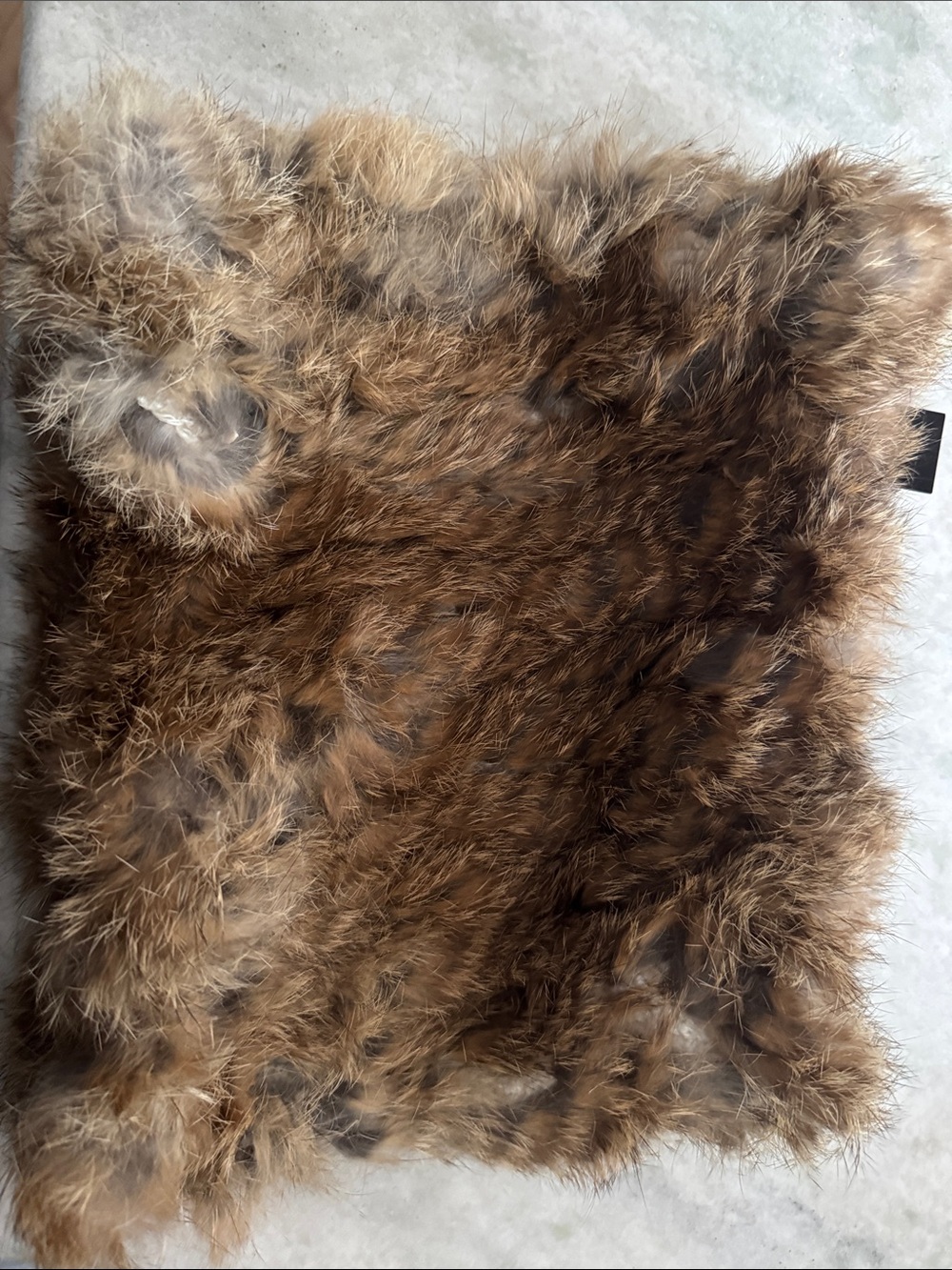 Theory rexiana luxe fur snood/scarf - rabbit fur